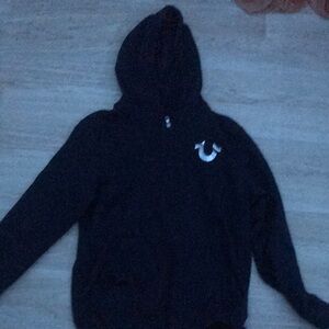 Navy blue vintage true religion hoodie